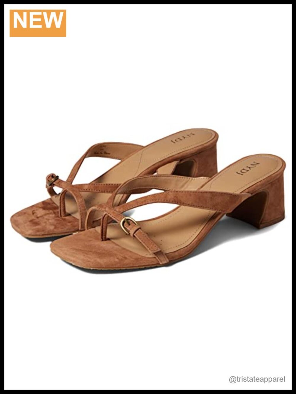 Glam Slingback Heeled Sandals Block Heel Suede Cushioned